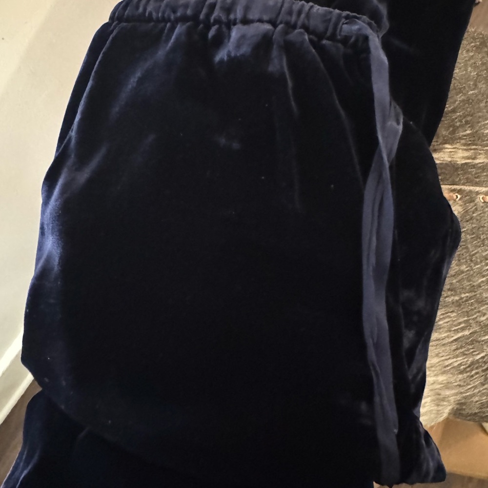 Joie Velvet and Satin Women's Blazer Pant set - Picture 8 of 13